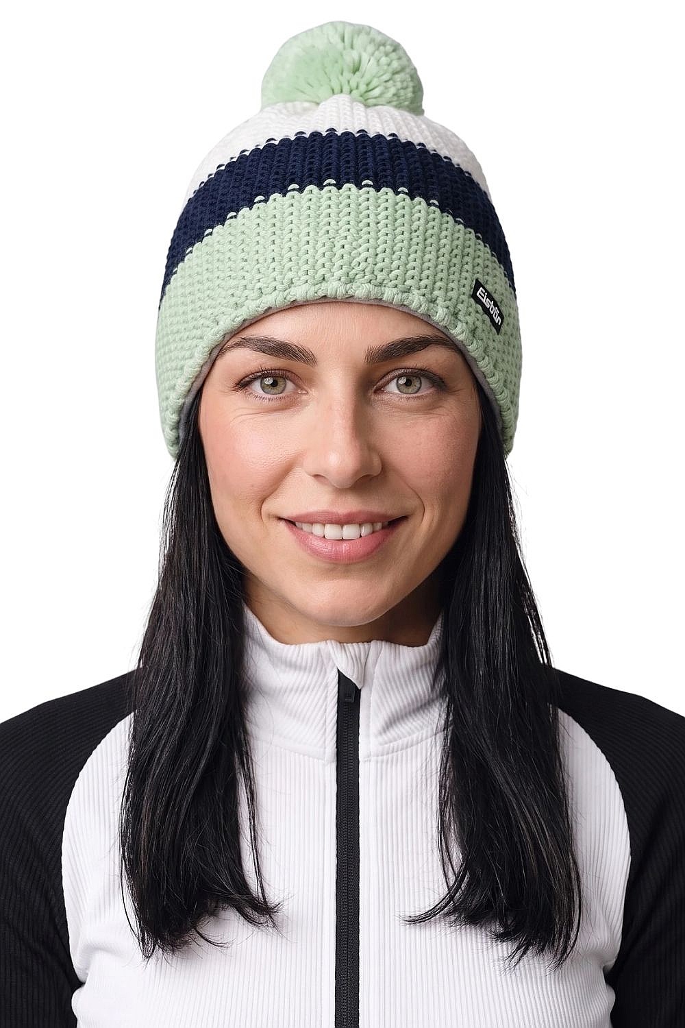 cap Eisbär Star Pompon MÜ - 672/Arctic Basil/Nacht/White
