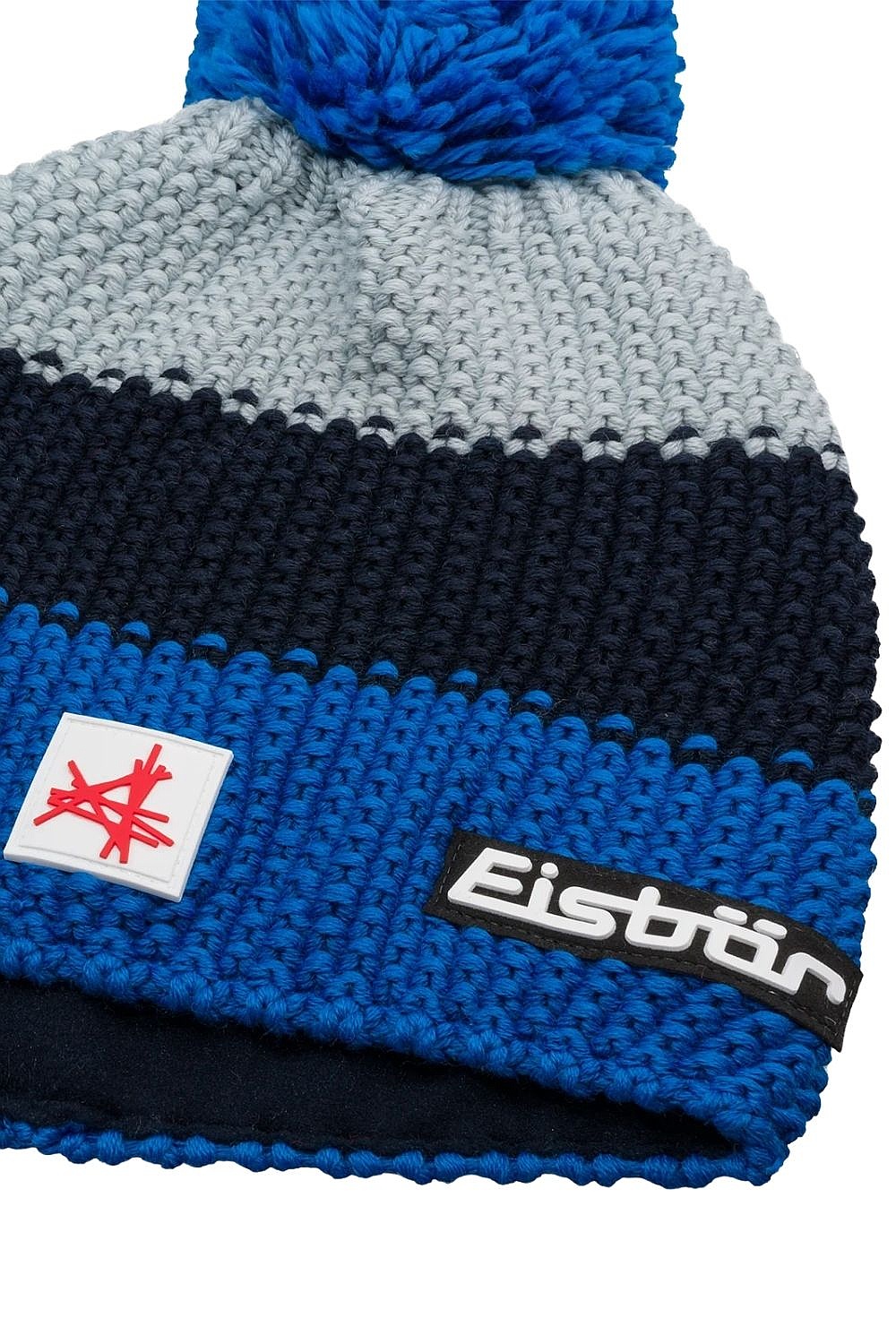 Mütze Eisbär Star Pompon MÜ SA - 249/Horizon Blue/Nacht/Fjord