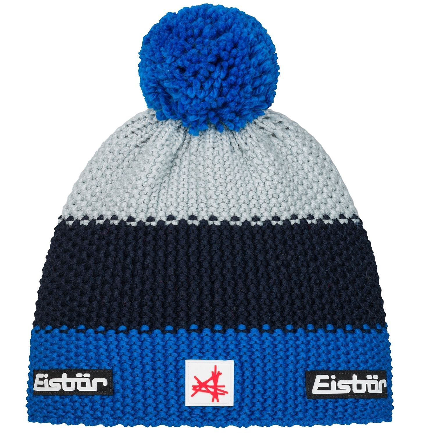 Mütze Eisbär Star Pompon MÜ SA - 249/Horizon Blue/Nacht/Fjord