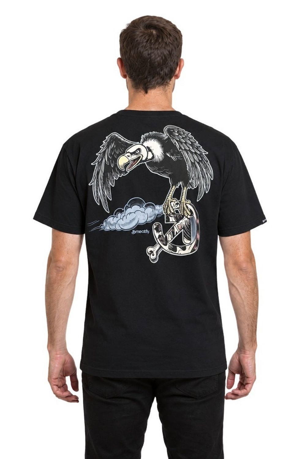 T-shirt Meatfly Vulture - Black - men´s