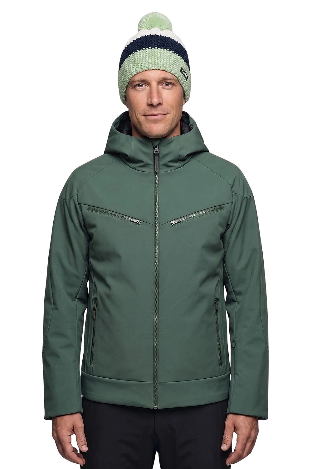 cap Eisbär Star Pompon MÜ - 672/Arctic Basil/Nacht/White