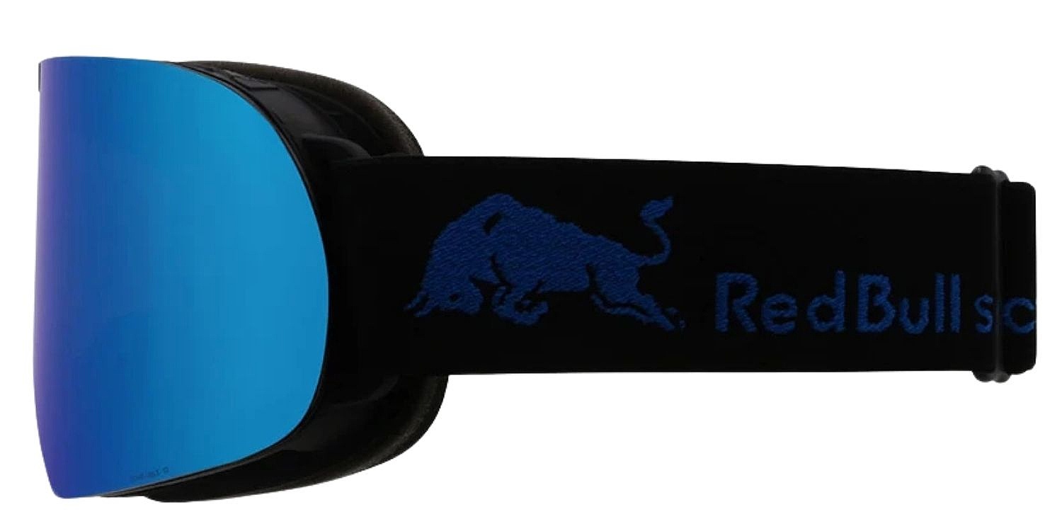 masque de ski  Red Bull SPECT Soar - 18BL3/Matt Black/Smoke/Blue Mirror