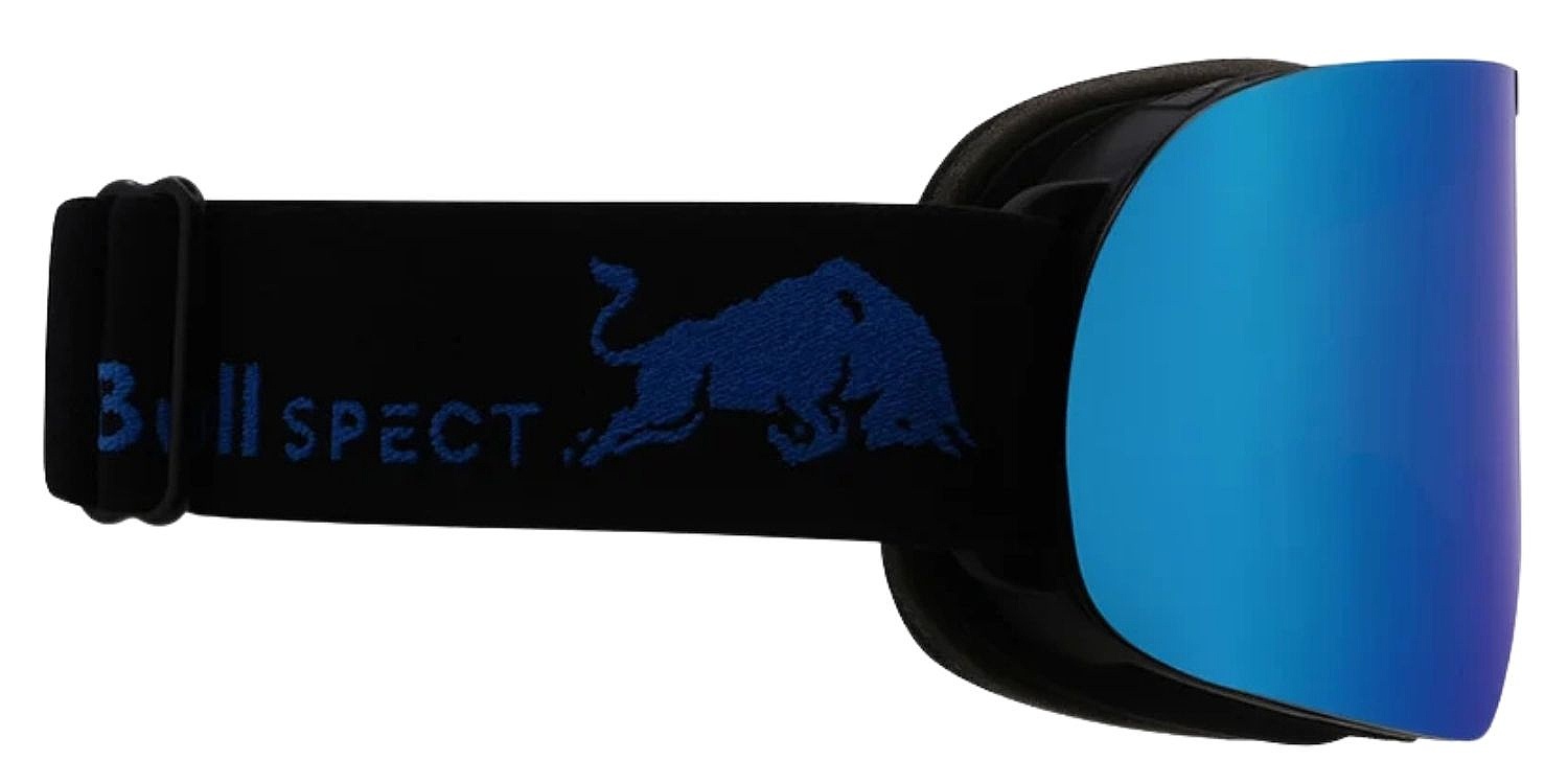 masque de ski  Red Bull SPECT Soar - 18BL3/Matt Black/Smoke/Blue Mirror