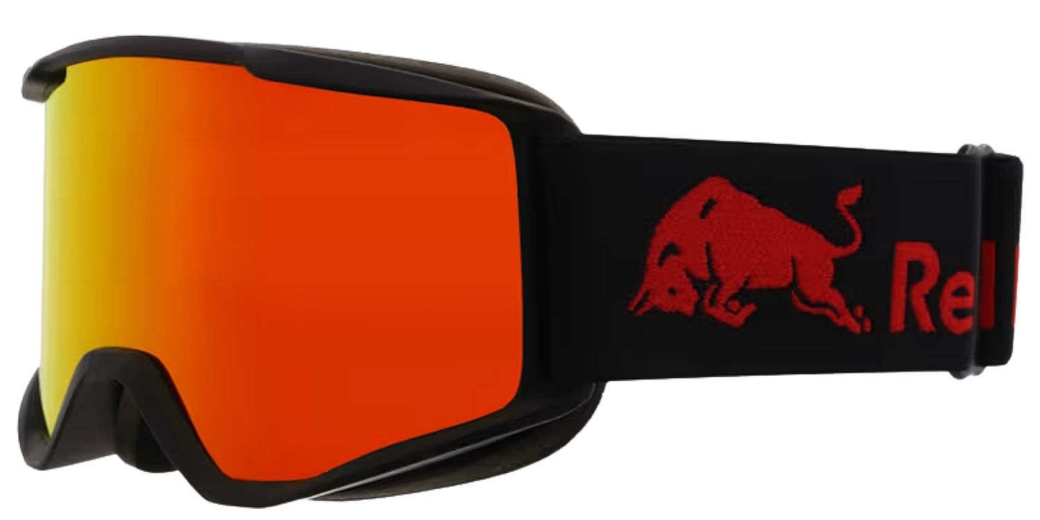 masque de ski  Red Bull SPECT Neon - 08RE2/Matt Black/Orange/Red Mirror