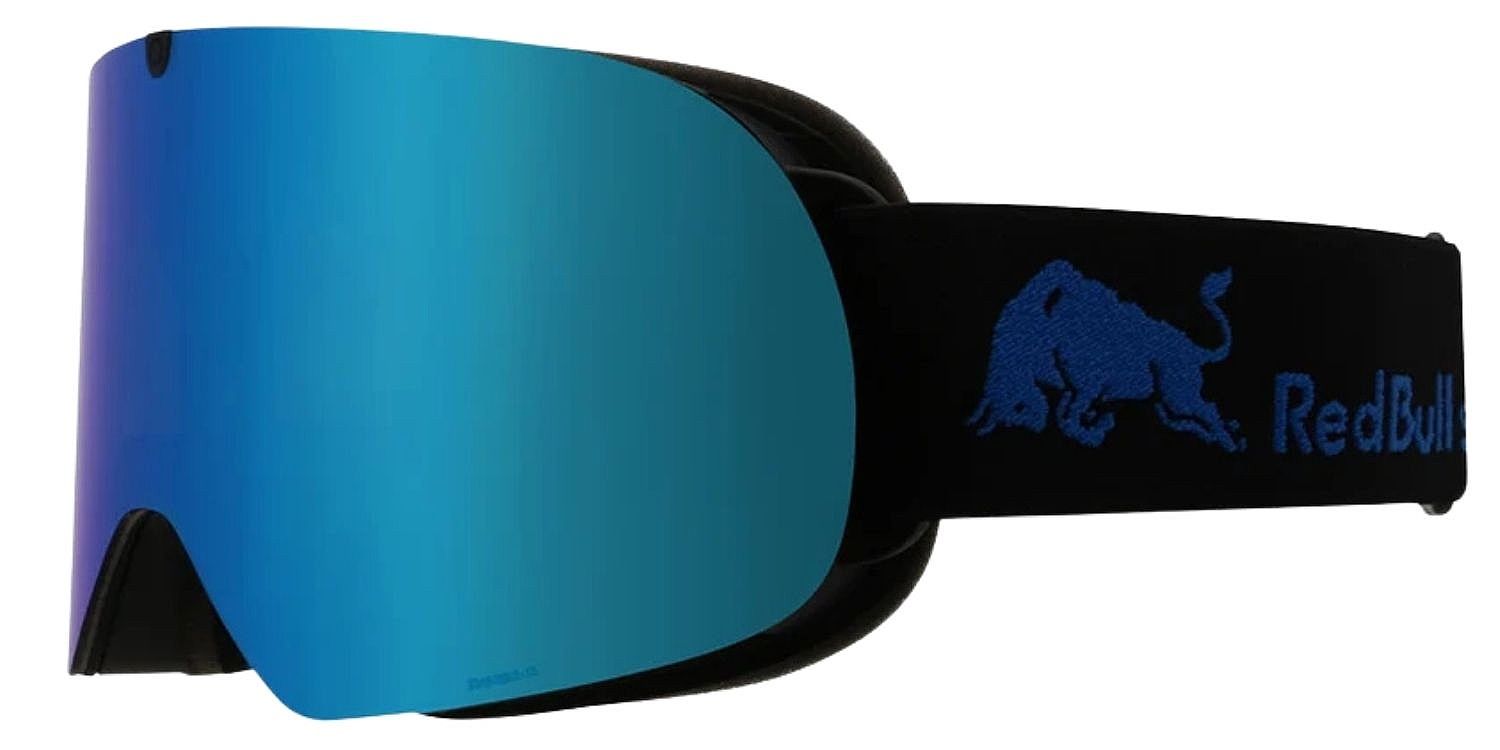 masque de ski  Red Bull SPECT Soar - 18BL3/Matt Black/Smoke/Blue Mirror