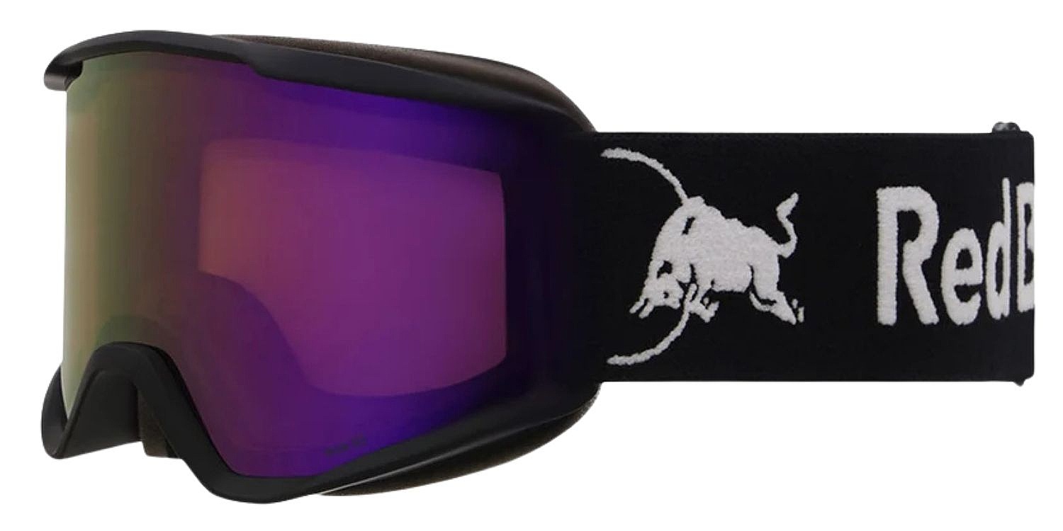 Skibrille Red Bull SPECT Neon - 07PU2/Matt Black/Brown/Purple Mirror