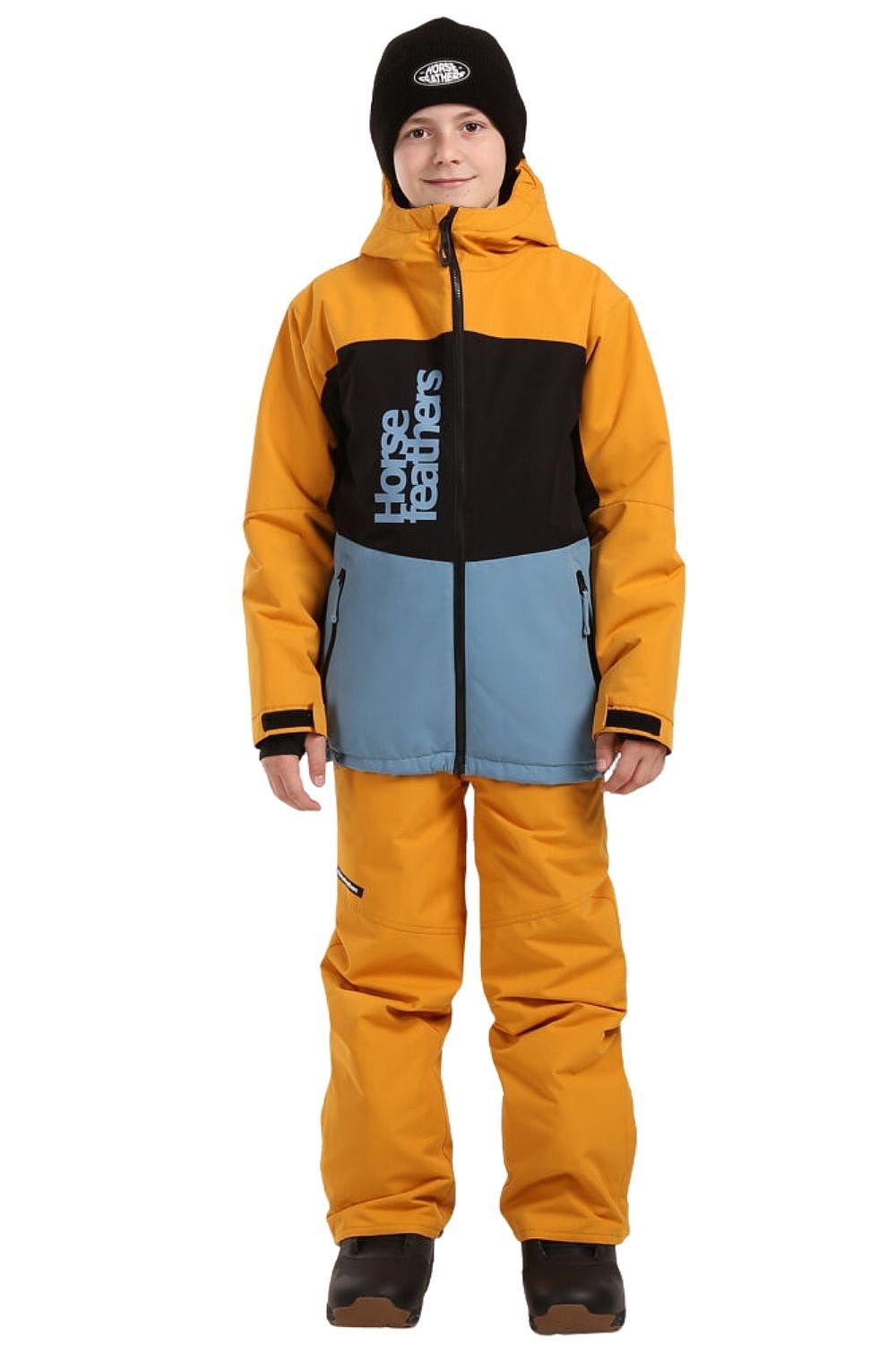 jacket Horsefeathers Juno - Yellow Blaze - unisex junior