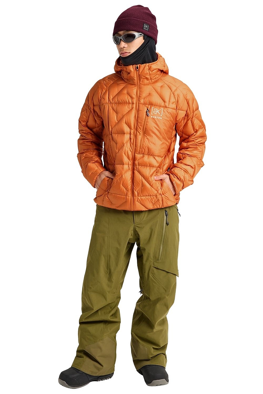 veste Burton Baker AK Hooded Down - Goldfish Orange - men´s
