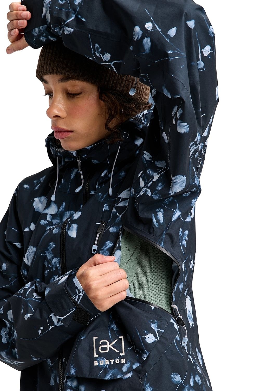 veste Burton Cyclic AK 2L Gore-Tex - Cyanotype Floral - women´s