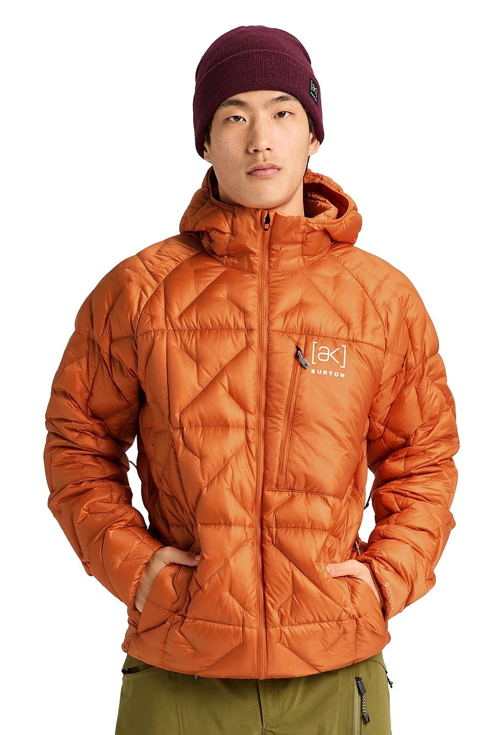 veste Burton Baker AK Hooded Down - Goldfish Orange - men´s