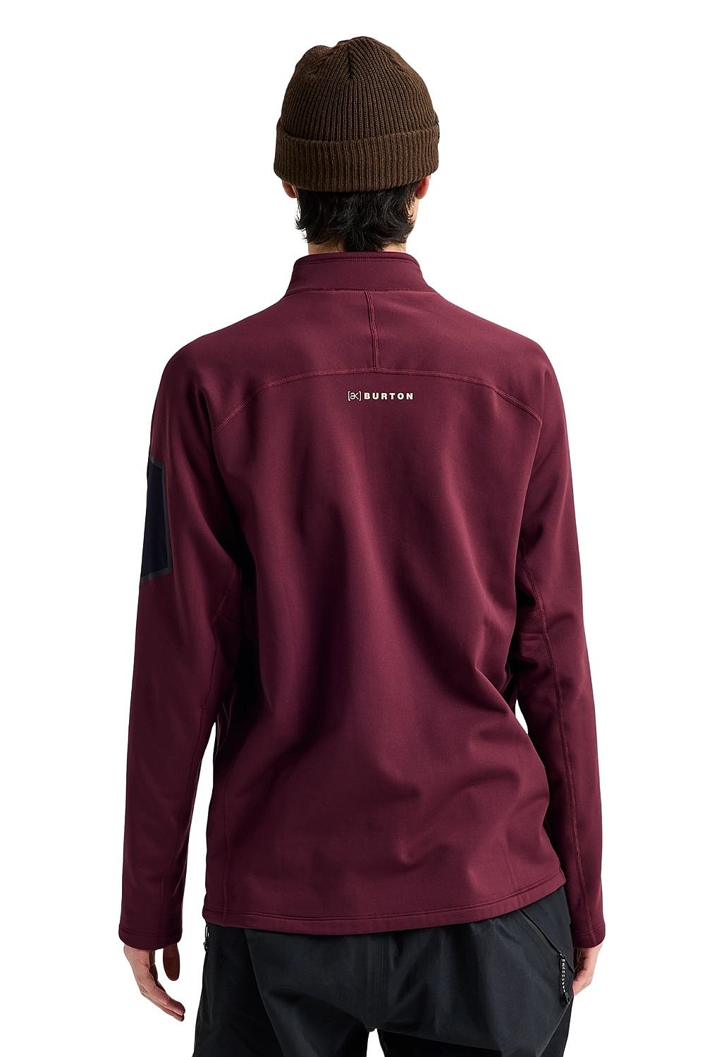 sweat-shirt Burton Baker AK Stretch Fleece Zip - Rum Raisin - men´s